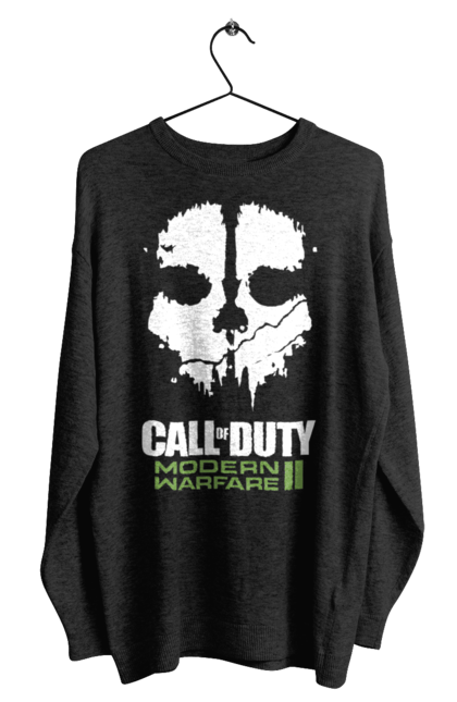 Світшот чоловічий з принтом "Call of Duty Modern Warfare II". Call of duty, modern warfare, playstation, бої, бойовик, відеогра, гра, пригоди, спецоперації. ART принт на футболках