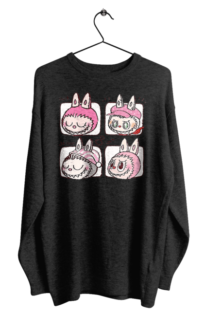 Світшот чоловічий з принтом "Labubu". Labubu, weird cute, іграшки, лабубу. 2070702