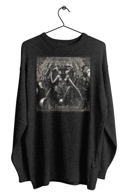 Світшот чоловічий з принтом "Dimmu Borgir". Dimmu borgir, група, мелодик блек метал, метал, музика, симфонічний блек метал. CustomPrint.market