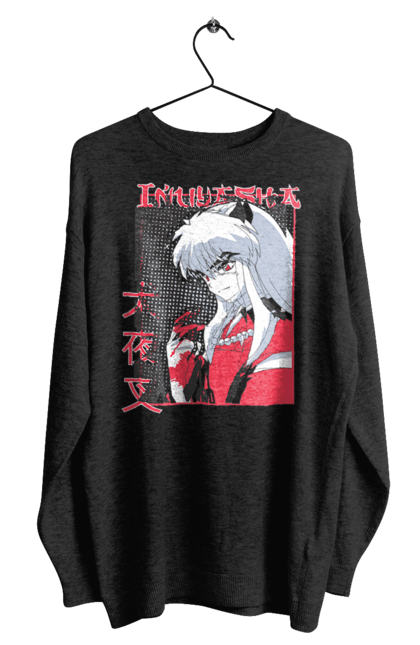 Світшот чоловічий з принтом "Inuyasha". Anime, inuyasha, manga, rumiko takahashi, аніме, демон охоронець, манга, руміко такахасі. 2070702