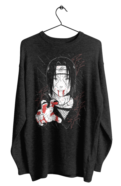 Світшот чоловічий з принтом "Наруто Ітачі". Itachi, itachi uchiha, naruto, аніме, ітачі, манга, наруто, ніндзя, серіал, учіха. 2070702