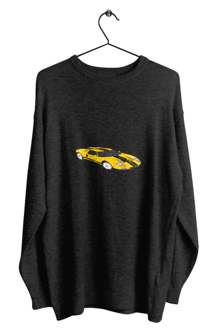 Світшот чоловічий з принтом "Авто". Авто, гонки, дом, скорость, спорткар. 2070702