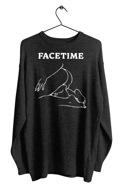 Світшот чоловічий з принтом "Фейстайм". Вульгарна, гумор, прикольна, смішна, фейстайм. 2070702