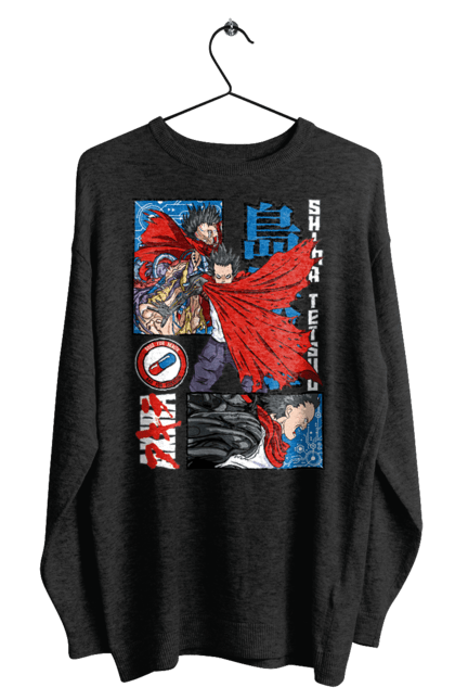 Men's sweatshirt with prints Akira Tetsuo Shima. Akira, anime, cyberpunk, manga, tetsuo shima. 2070702