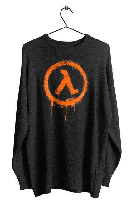 Світшот чоловічий з принтом "Half Life". Half life, playstation, sega, sierra studios, геймер, гра, етап, комп`ютерна гра, мережева гра, місія, пройшов, рубилово, сюжет. 2070702