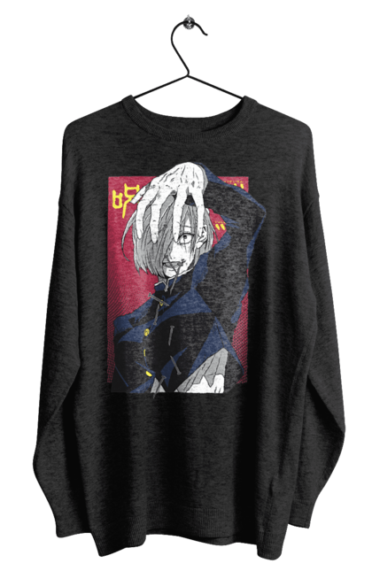 Men's sweatshirt with prints Jujutsu Kaisen Nobara. Anime, dark fantasy, jujutsu kaisen, magic battle, manga, mystic, nobara, nobara kugisaki. 2070702