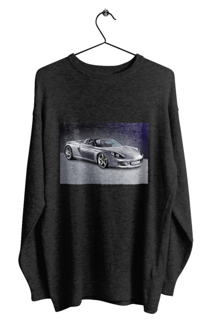 Світшот чоловічий з принтом "Авто.2". Авто, кольорове зображення, купе, спортивне авто, фото. 2070702