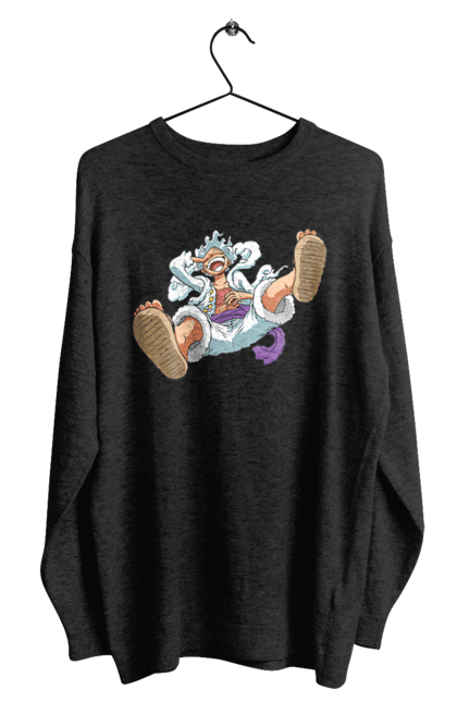 Men's sweatshirt with prints One Piece Luffy. Anime, luffy, manga, monkey de luffy, one piece, pirates. 2070702