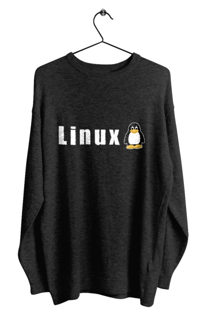 Світшот чоловічий з принтом "Linux". Linux, адміністратор, айті, айтішник, безкоштовна, безкоштовно, білий, вільна, доступність, комерційна, незалежність, операційна система, ос, пінгвін, програміст, програмне забезпечення, свобода, сервер, сисадмін, система, системний адміністратор, софт, текст. 2070702