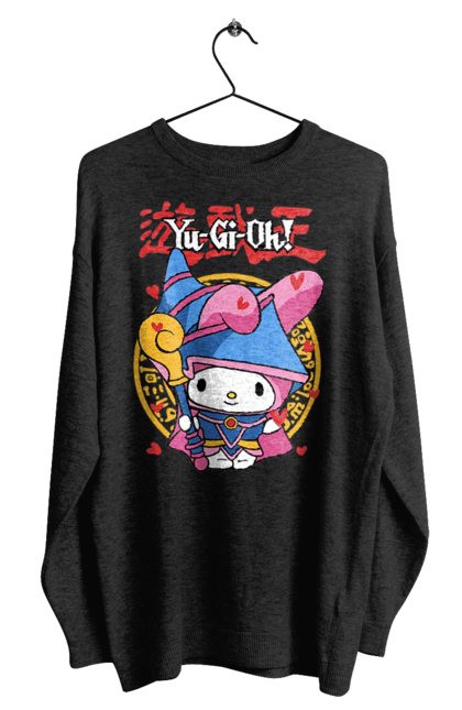 Світшот чоловічий з принтом "Yu Gi Oh! Май Мелоді". Hello kitty, my melody, yu gi oh, yu-gi-oh, аніме, бренд, май мелоді, персонаж, хелло кітті. 2070702