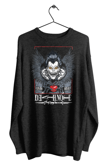 Men's sweatshirt with prints Death note Ryuk. Anime, death note, god of death, kira, manga, ryuk, shinigami. 2070702