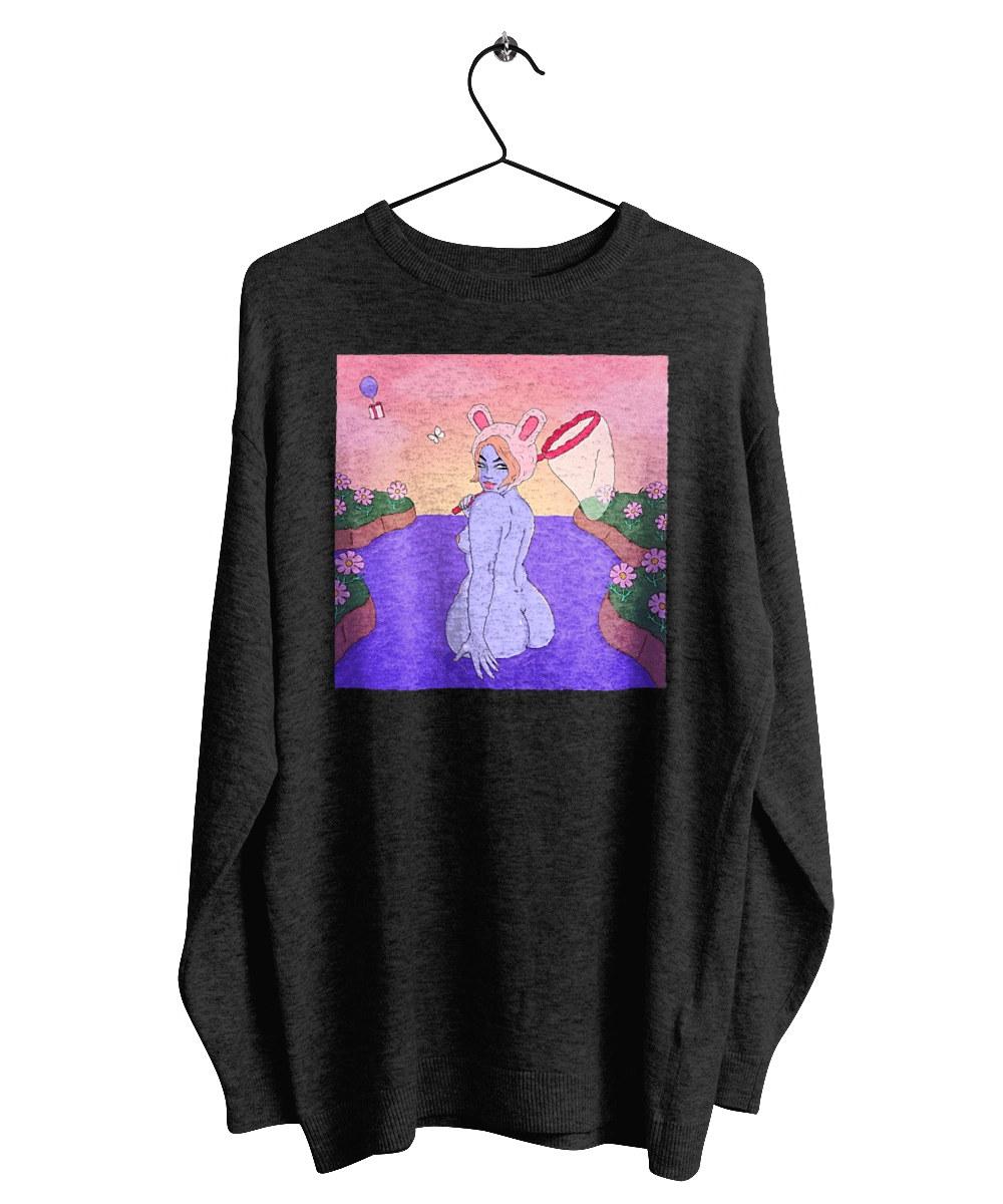 Purple Girl On The Hunt