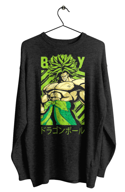 Світшот чоловічий з принтом "Перли дракона Бролі". Broly, dragon ball, manga, аніме, бролі, манга, перли дракона. 2070702