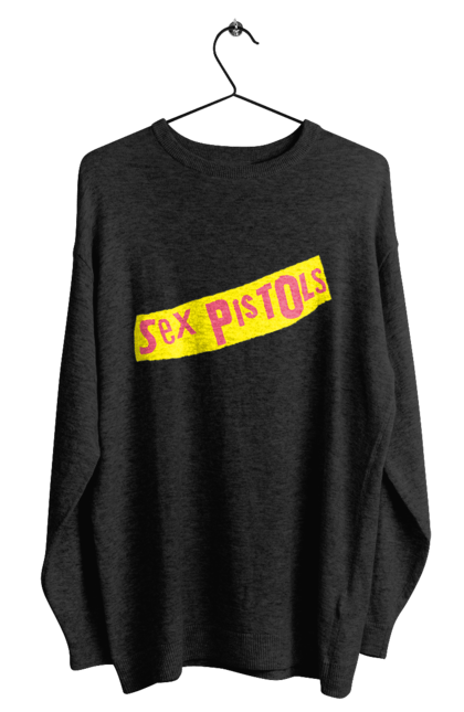 Men's sweatshirt with prints Sex Pistols. Group, music, punk, punk revolution, punk rock, rock, sex pistols. 2070702