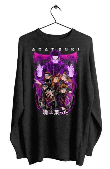 Men's sweatshirt with prints Naruto Akatsuki. Akatsuki, anime, character, manga, naruto, ninja, pain, tv series, yahiko. 2070702