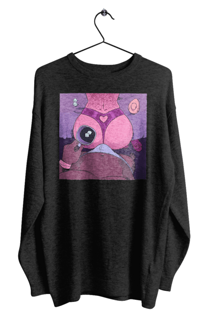 Світшот чоловічий з принтом "Ранкова Кава З Жопкою". Гола, жопа, кава, труси. 2070702