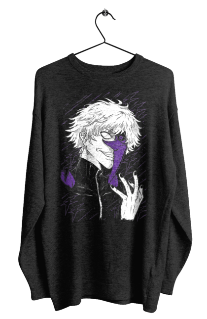 Men's sweatshirt with prints Tokyo ghoul. Anime, drama, fiction, horror, kaneki ken, manga, tokyo ghoul. 2070702