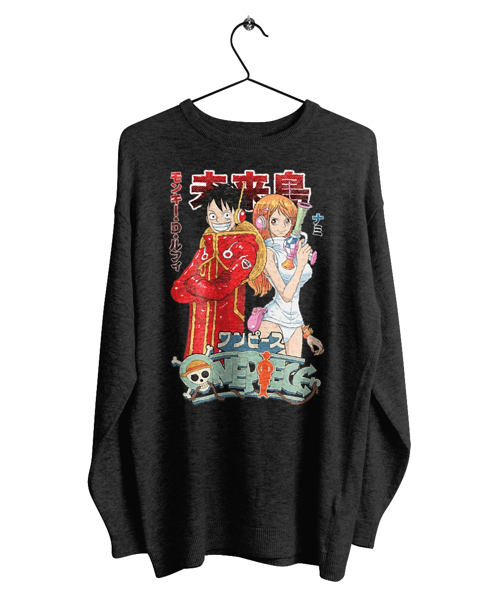 One Piece Nami and Luffy