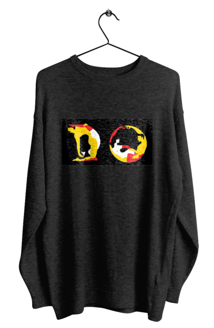 Світшот чоловічий з принтом "Розтяжка По Дорослому". Пози, розтяжка. 2070702