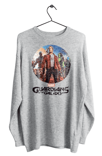 Світшот чоловічий з принтом "Вартові Галактики". Guardians, of the galaxy, вартові галактики, груд, грут, енот, марвел, мстители, ракета, стражи галактики. futbolka.stylus.ua