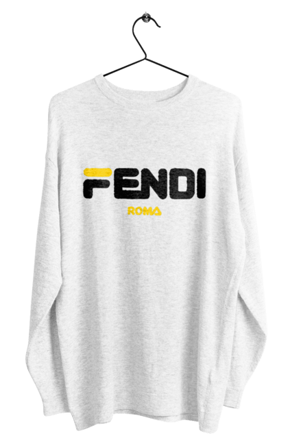 Світшот чоловічий з принтом "Fendi". Fendi, lvmh, бренд, будинок моди, італія, люкс, мода, одяг, сумка, фенді. 2070702