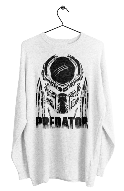 Men's sweatshirt with prints The Predator. Alien, cinema, film, predator, thriller. 2070702