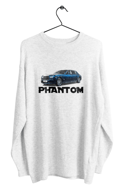 Світшот чоловічий з принтом "Ролс ройс". Авто, автомобіль, люкс клас, ролс ройс, седан, фантом. 2070702