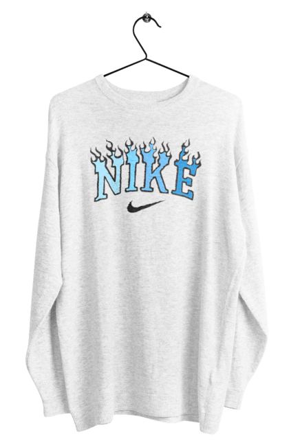 Світшот чоловічий з принтом "Nike". Nike, логотип, надпись, найк. futbolka.stylus.ua