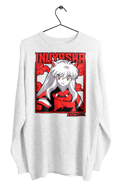 Світшот чоловічий з принтом "Inuyasha". Anime, inuyasha, manga, rumiko takahashi, аніме, демон охоронець, манга, руміко такахасі. 2070702