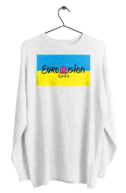 Світшот чоловічий з принтом "Євробачення за KALUSH Orchestra". Kalush orchestra, stefania, азов, врятувати азовсталь, врятувати захисників азовсталі, євробачення, звільнити, маріуполь, наші захисники, перемога, свобода. 2070702