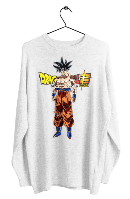 Світшот чоловічий з принтом "Перли дракона Сон Гоку". Dragon ball, manga, son goku, аніме, гоку, манга, перли дракона, сон гоку. 2070702