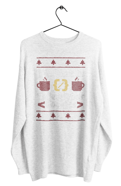 Світшот чоловічий з принтом "Я тут щоб з'їсти твої кукі". 404, ай ті, айтішник, бінарний, код, програміст, розробник, хакер. 2070702