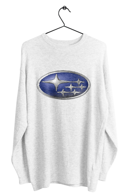 Світшот чоловічий з принтом "Subaru". Авто, логотип, субару. 2070702