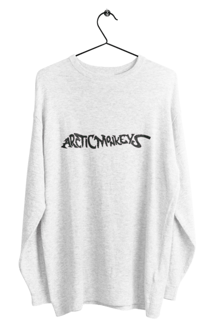 Men's sweatshirt with prints Arctic Monkeys. Arctic monkeys, garage rock, group, indie rock, music, post-punk revival, psychedelic rock, rock. 2070702