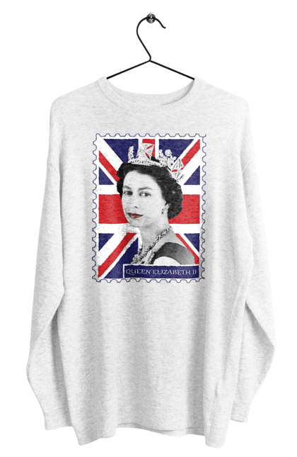 Світшот чоловічий з принтом "Королева Єлизавета II". Britain, british, england, platinum jubilee, queen, queen elizabeth, queen elizabeth ii, rip queen elizabeth, королева єлизавета. 2070702