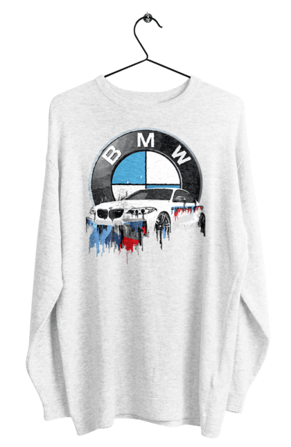 Світшот чоловічий з принтом "BMW". Bmw, авто, бмв, бмв фан, фанклуб. 2070702