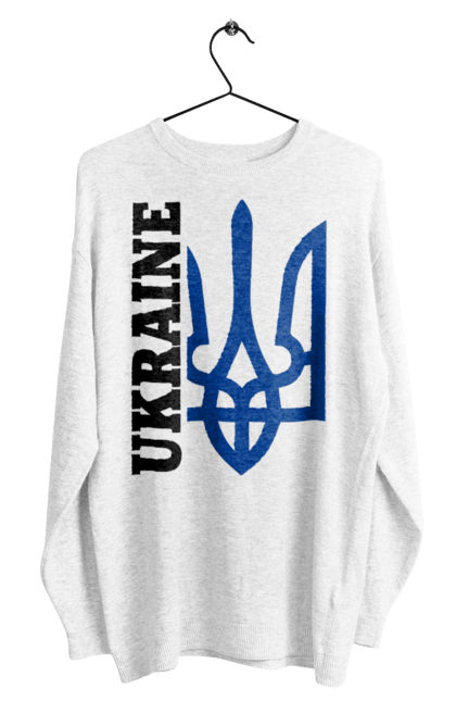 Світшот чоловічий з принтом "Герб України". Герб, україна. 2070702