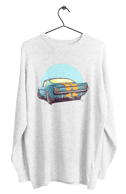 Світшот чоловічий з принтом "Авто". Авто, герой, гроші, монстр, музика, новий, персонаж, робот, супер герой. 2070702