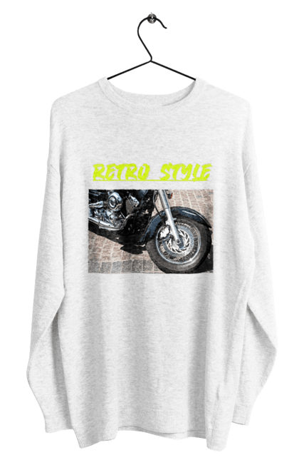 Men`s sweatshirt with prints Moto2. Bike, motorbike, retro, road, speed, style. 2070702