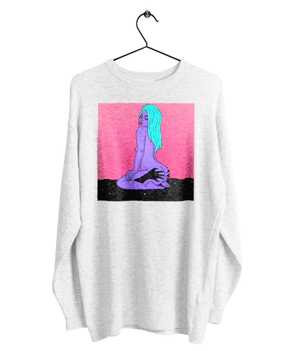 Фиолетовая Девушка В Руках