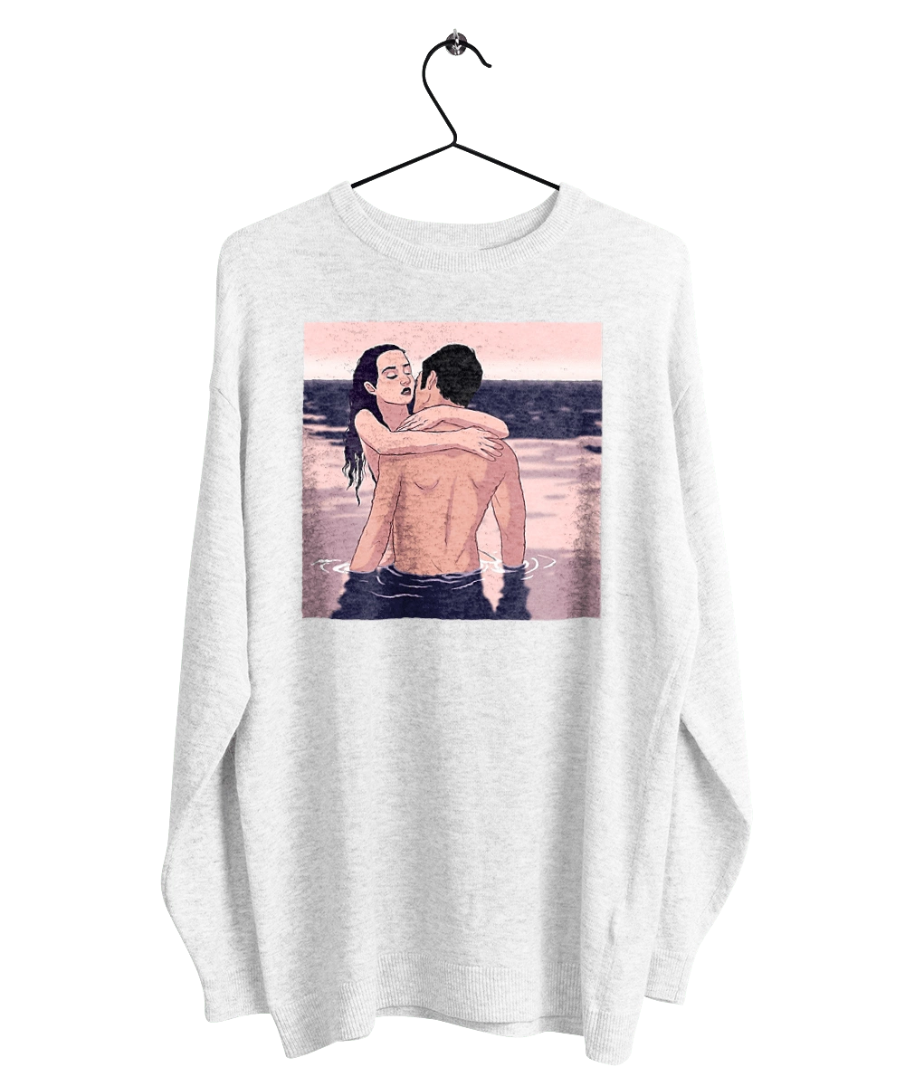 Парочка Обнімається В Річці