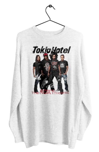 Світшот чоловічий з принтом "Tokio Hotel". Tokio hotel, альтернативний рок, група, електронік рок, музика, пауер піп, піп, поп рок, рок. 2070702