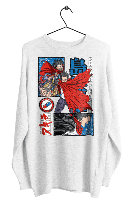 Men's sweatshirt with prints Akira Tetsuo Shima. Akira, anime, cyberpunk, manga, tetsuo shima. 2070702