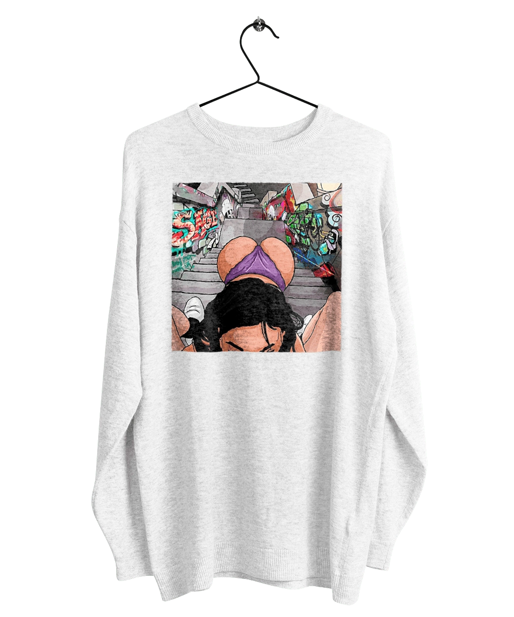 Girl On Her Knees In Front Of A Boy