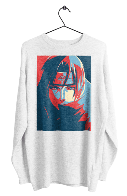 Men's sweatshirt with prints Naruto Itachi. Anime, character, itachi, itachi uchiha, manga, naruto, ninja, tv series, uchiha. 2070702