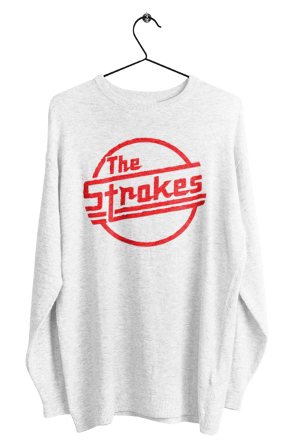 Свитшот мужской с принтом The Strokes. Strokes, альтернативный рок, гаражный рок, группа, инди, инди-рок, музыка, постпанк-ривайвл, рок. 2070702