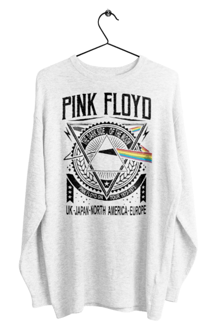 Свитшот мужской с принтом Pink Floyd. Pink floyd, альбом, музыка, пинк флойд, рок, рок-группа. 2070702