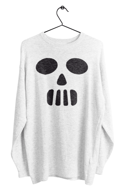 Men's sweatshirt with prints Halloween pumpkin face. Costume, halloween, holiday, october, october 31, pumpkin, scary, sweets, trick or treat. 2070702