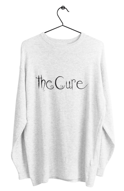 Свитшот мужской с принтом The Cure. Cure, kiss me, альтернативный рок, готик-рок, группа, дрим-поп, музыка, новая волна, постпанк, рок. 2070702