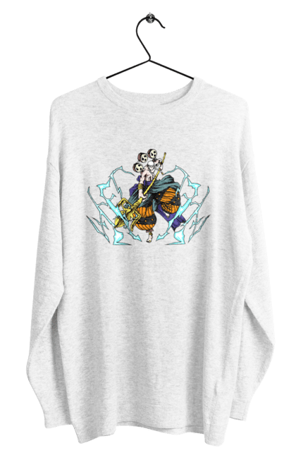 Men's sweatshirt with prints One Piece Enel. Anime, enel, god, manga, one piece, straw hat pirates. 2070702